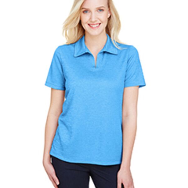 CrownLux Performance® Ladies' Address Melange Polo Thumbnail
