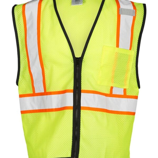 Unisex Chemically Treated Contrast Mesh Vest Thumbnail