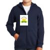 Youth Heavy Blend Full Zip Hooded Sweatshirt Thumbnail