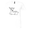 Unisex Jersey Short-Sleeve V-Neck T-Shirt Thumbnail