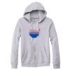 Adult Triblend Full-Zip Fleece Hooded Sweatshirt Thumbnail