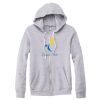 Adult Triblend Full-Zip Fleece Hooded Sweatshirt Thumbnail