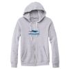 Adult Triblend Full-Zip Fleece Hooded Sweatshirt Thumbnail