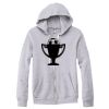 Adult Triblend Full-Zip Fleece Hooded Sweatshirt Thumbnail