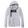 Adult Triblend Full-Zip Fleece Hooded Sweatshirt Thumbnail
