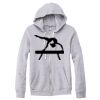 Adult Triblend Full-Zip Fleece Hooded Sweatshirt Thumbnail