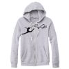 Adult Triblend Full-Zip Fleece Hooded Sweatshirt Thumbnail