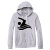 Adult Triblend Full-Zip Fleece Hooded Sweatshirt Thumbnail