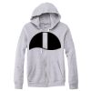 Adult Triblend Full-Zip Fleece Hooded Sweatshirt Thumbnail