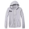 Adult Triblend Full-Zip Fleece Hooded Sweatshirt Thumbnail