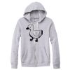 Adult Triblend Full-Zip Fleece Hooded Sweatshirt Thumbnail