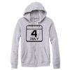 Adult Triblend Full-Zip Fleece Hooded Sweatshirt Thumbnail