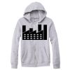Adult Triblend Full-Zip Fleece Hooded Sweatshirt Thumbnail