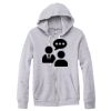 Adult Triblend Full-Zip Fleece Hooded Sweatshirt Thumbnail