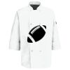 Button Chef Coat with Thermometer Pocket Thumbnail