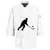Button Chef Coat with Thermometer Pocket Thumbnail