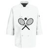 Button Chef Coat with Thermometer Pocket Thumbnail