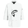Button Chef Coat with Thermometer Pocket Thumbnail