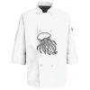 Button Chef Coat with Thermometer Pocket Thumbnail
