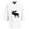 Button Chef Coat with Thermometer Pocket Thumbnail