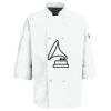 Button Chef Coat with Thermometer Pocket Thumbnail