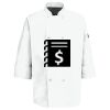 Button Chef Coat with Thermometer Pocket Thumbnail