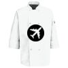 Button Chef Coat with Thermometer Pocket Thumbnail