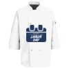 Button Chef Coat with Thermometer Pocket Thumbnail