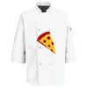 Button Chef Coat with Thermometer Pocket Thumbnail