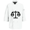 Button Chef Coat with Thermometer Pocket Thumbnail